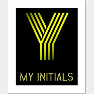 Letter Y Initials Unique Name T-Shirt Posters and Art